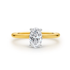 Isabella - Oval Solitaire Diamond Engagement Ring