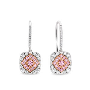 Elizabeth Argyle Pink Diamond Earrings