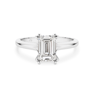 Daniela - Emerald Cut Solitaire Diamond Engagement Ring